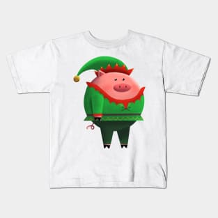 Elf Pig Kids T-Shirt